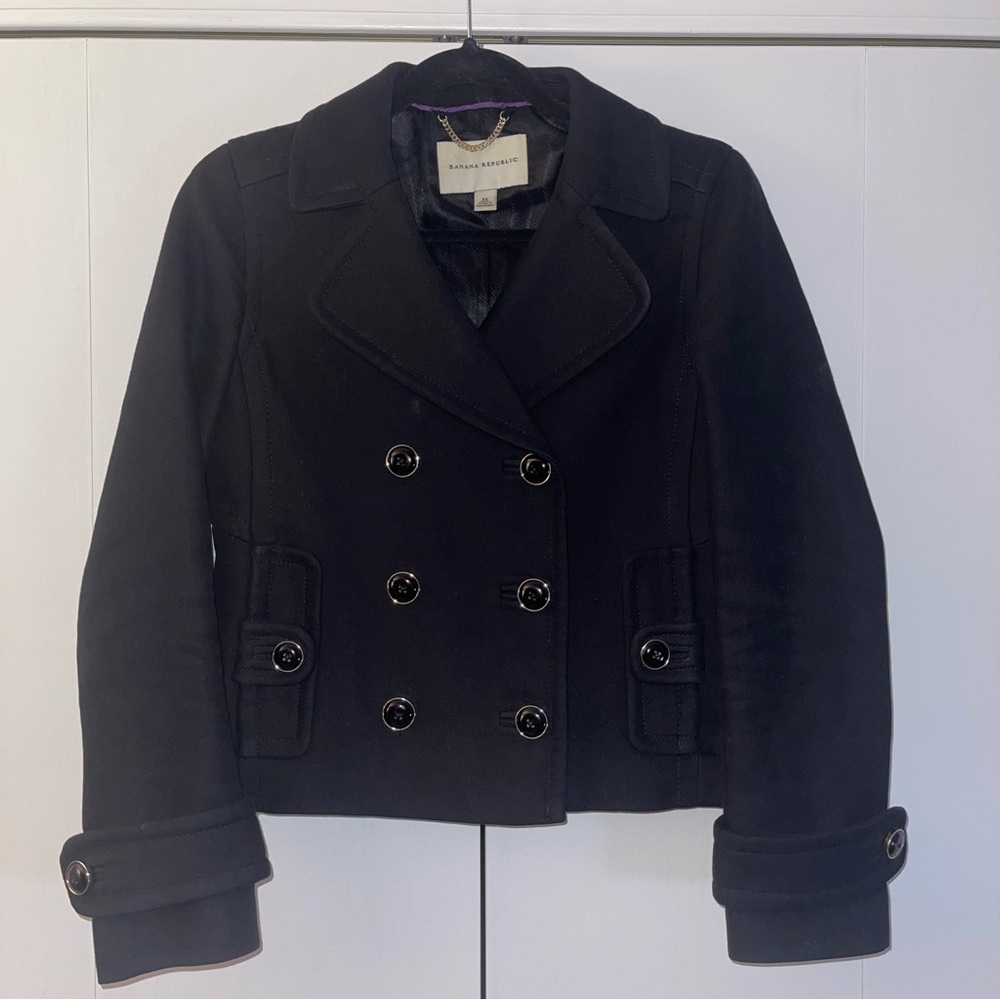 Banana Republic Women’s button down jacket black extra small